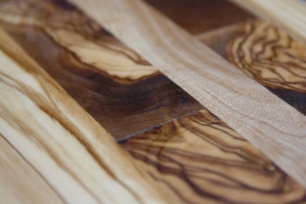 parquet de madera de olivo